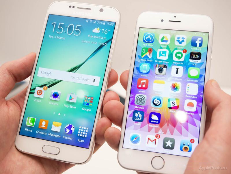 Выход Samsung Galaxy S6 негативно отразился на продажах iPhone 6