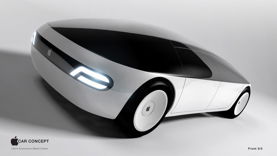 Представлен концепт электромобиля Apple Car с запасом хода в 1000 км