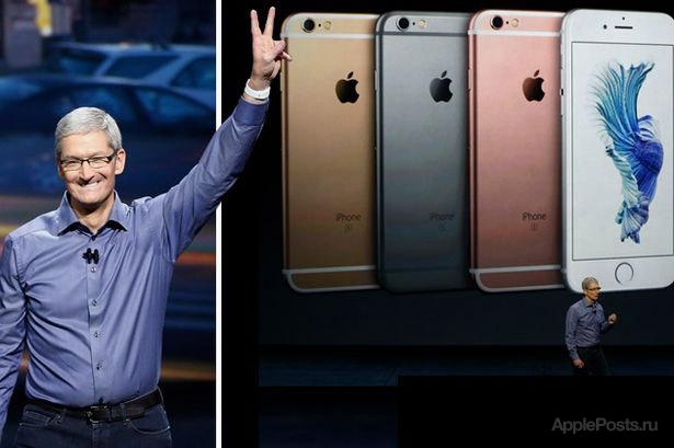 Тим Кук: iPhone 6s в цвете розовое золото ориентирован на Китай