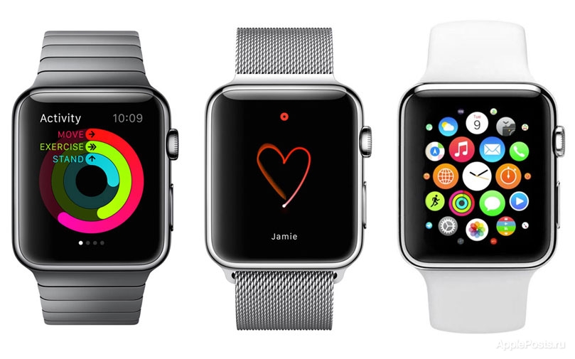 Apple выпустила первое обновление для Apple Watch с поддержкой русского языка