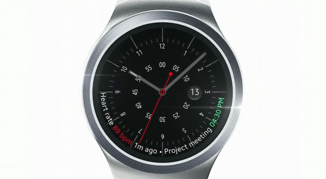 Samsung готовит смарт-часы Gear S2 с круглым экраном для конкуренции с Apple Watch