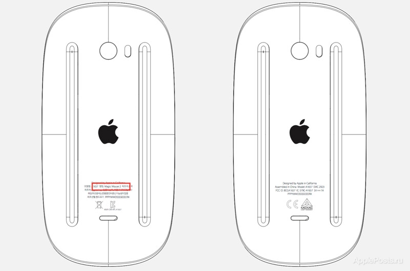 FCC рассекретила новую беспроводную клавиатуру Apple и мышь Magic Mouse 2
