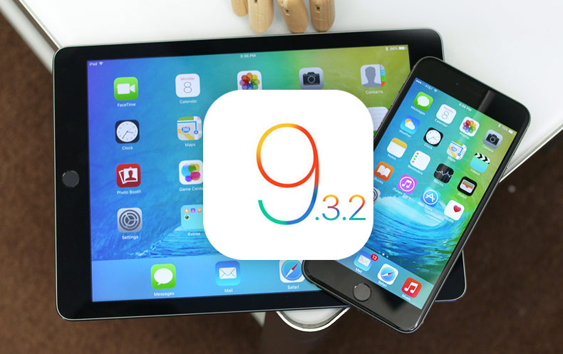 Apple выпустила iOS 9.3.2 для iPhone, iPad и iPod touch