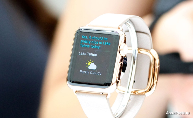 Apple создала новый тип золота для Apple Watch