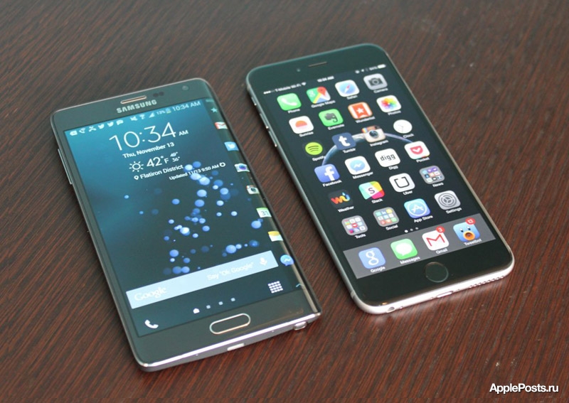 Пользователь Samsung Galaxy Note Edge назвал 10 вещей, которые не умеет iPhone 6 Plus