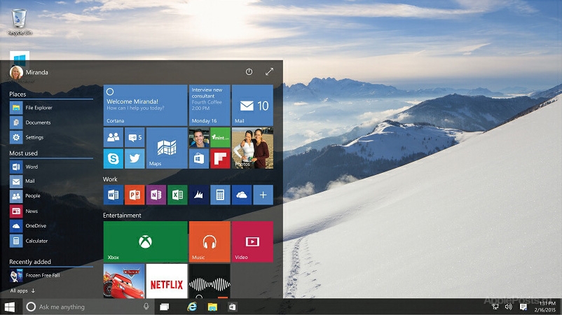 Microsoft назначила релиз Windows 10 на лето