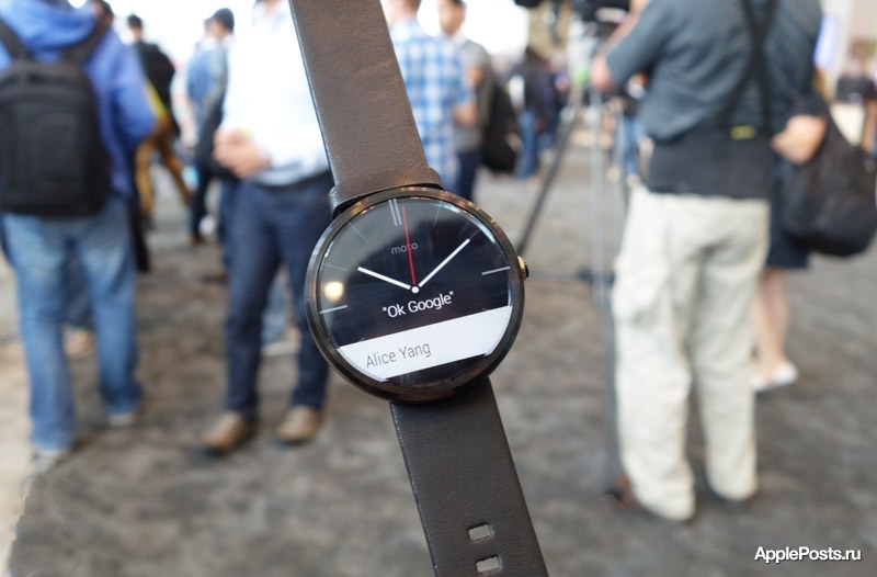 Второе поколение смарт-часов Motorola Moto 360 может появиться в России раньше Apple Watch