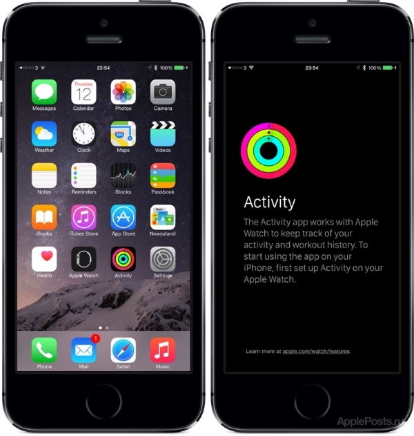 Разработчик обнаружил в iOS 8.2 новое приложение Activity для Apple Watch