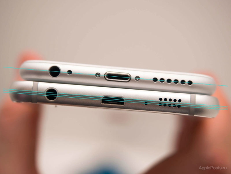 Почему Samsung это не Apple: сравнение дизайна Galaxy S6 и iPhone 6 по одной детали корпуса