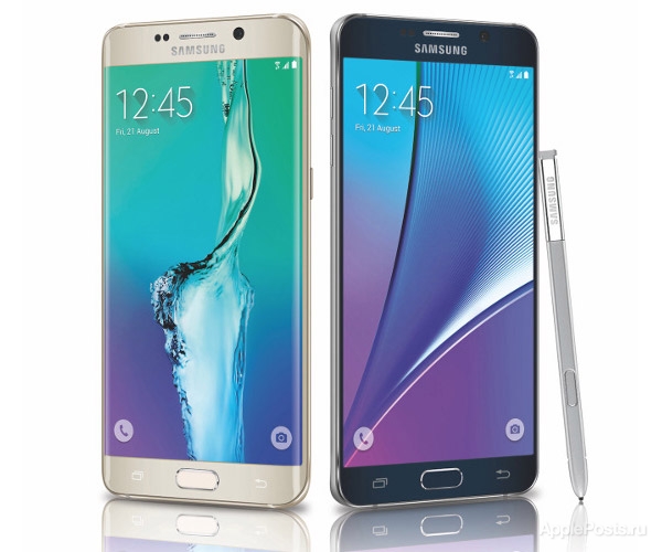 Samsung официально представила Galaxy Note 5 и Galaxy S6 edge+