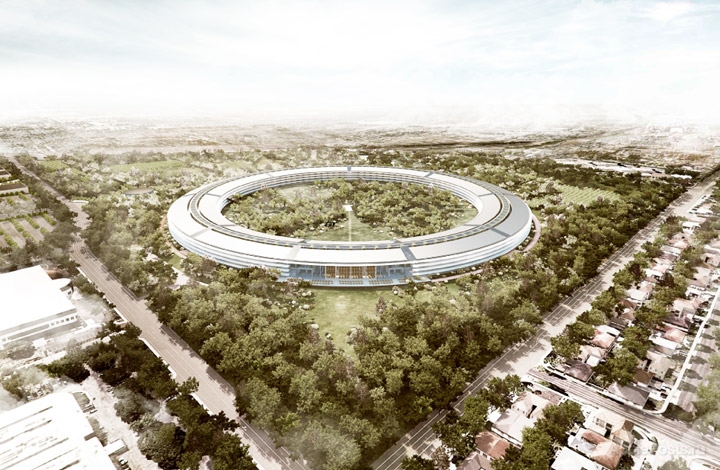 Apple отказалась от услуг главных подрядчиков на строительство «космического офиса»
