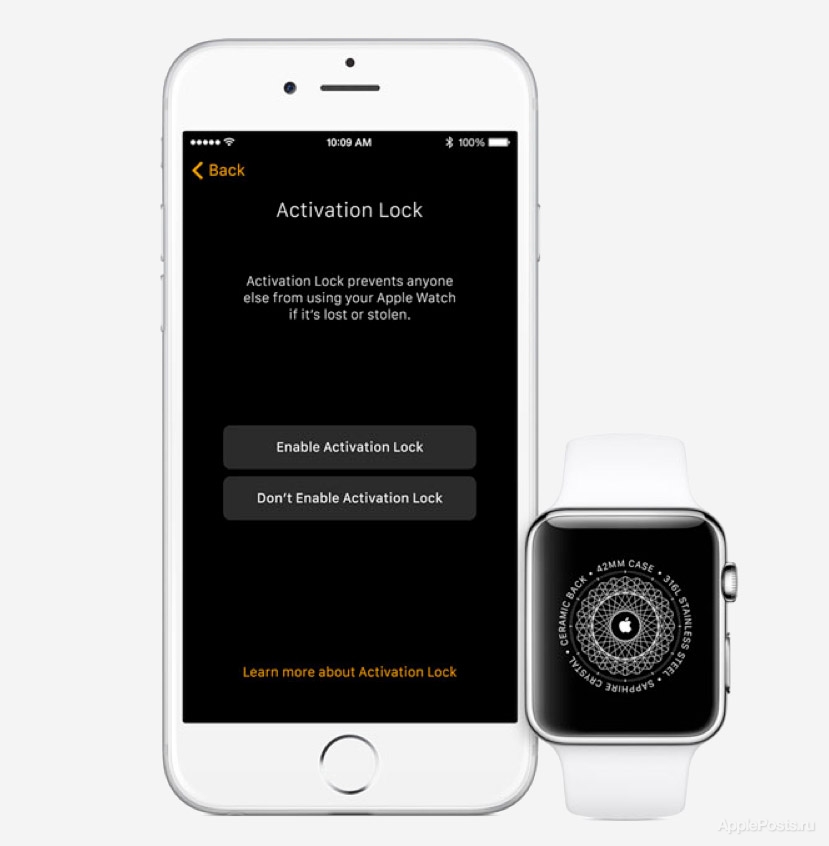 watchOS 2 защитит Apple Watch от кражи с помощью функции блокировки активации