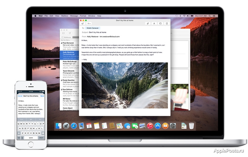 Как настроить и использовать Handoff в iOS 8 и OS X Yosemite