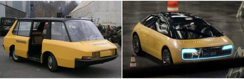 Прототип первого автомобиля Apple оказался похож на заброшенный проект советского такси