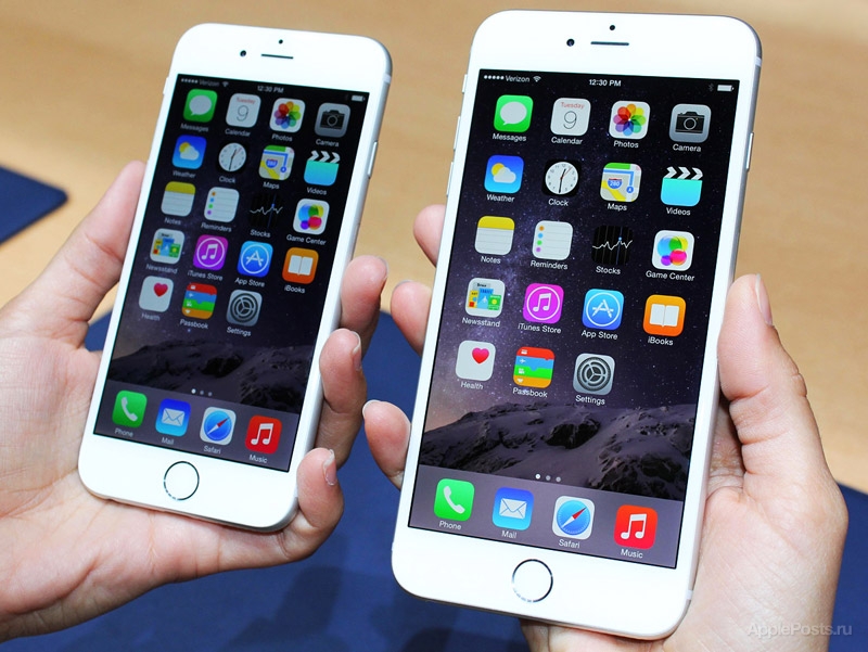 iPhone 6s Plus получит дисплей с разрешением Quad HD, iPhone 6s – 1080p