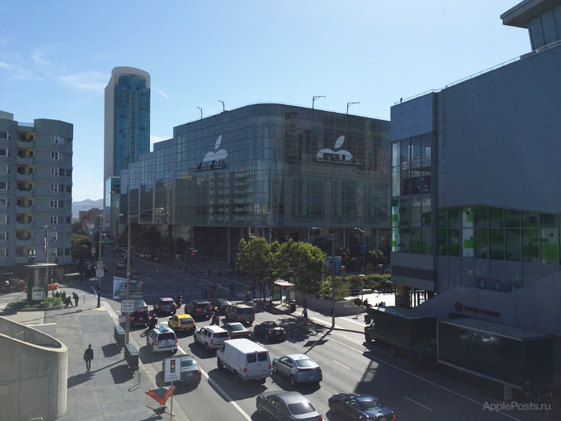 Apple готовит выставочный комплекс Moscone West к WWDC 2015