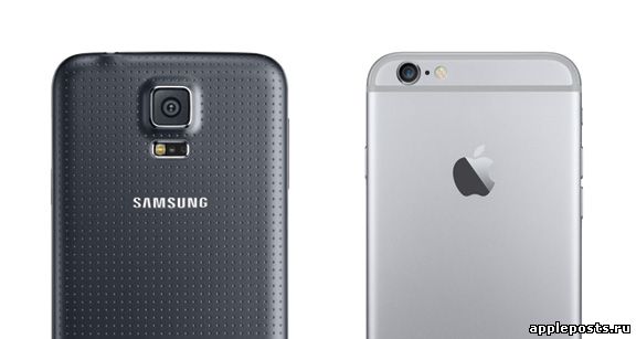 На фоне рекордных продаж iPhone 6 акции Samsung упали до уровня двухлетней давности