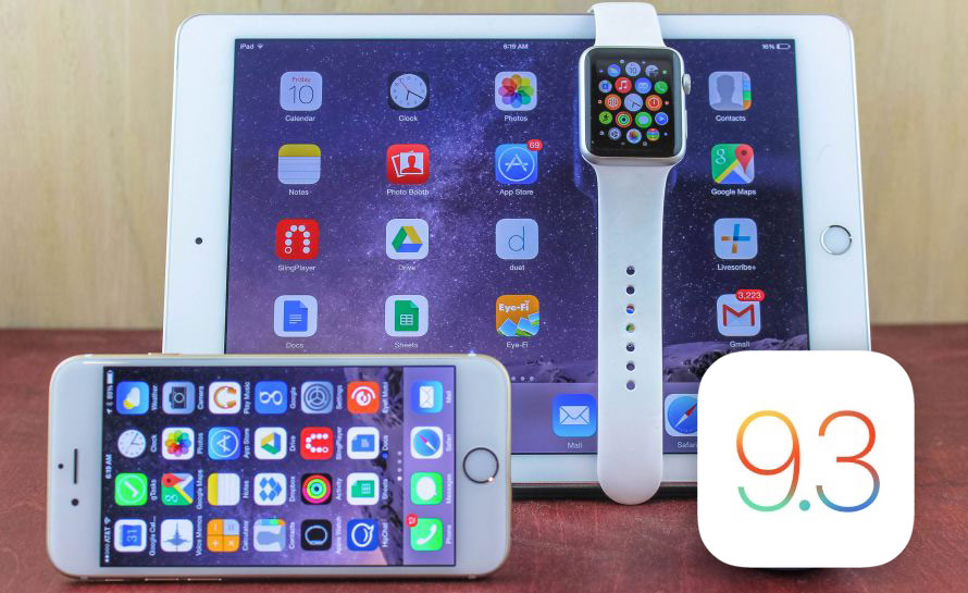 iOS 9.3 названа «самой стабильной за несколько лет» версией iOS
