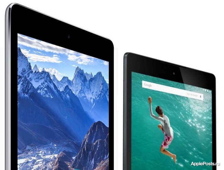 iPad Air 2 сравнили по производительности GPU с топовым Android-планшетом Nexus 9