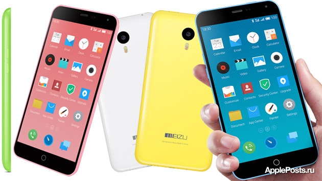 Meizu официально представила 5,5-дюймовый клон iPhone 5c