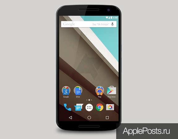 Опубликовано «живое» фото эталонного Android-смартфона Nexus 6